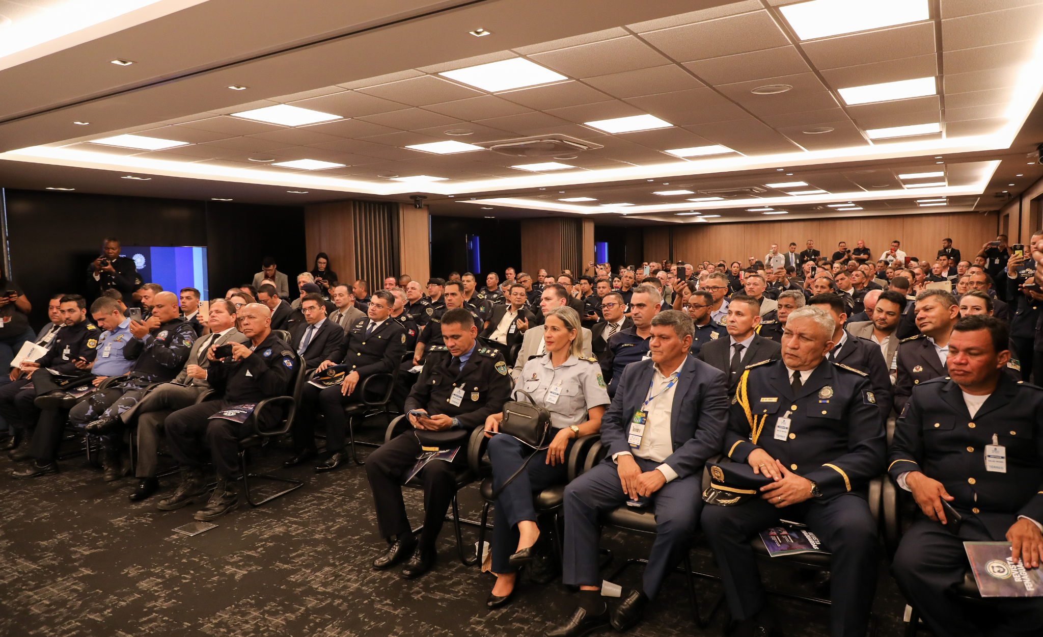 Reunião de Comandantes - Ministério da Justiça.